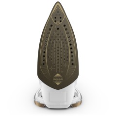 Tefal Puregliss FV8042E0 Steam Iron 2900W - Effortless Gliding in Gold & White for Perfect Results!